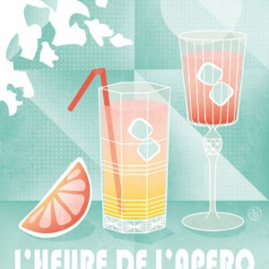 affiche "L'heure de l'apéro"