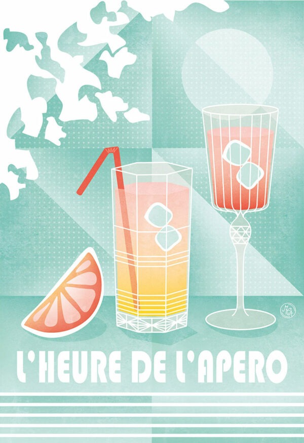 affiche "L'heure de l'apéro"