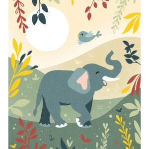 affiche "Amis de la nature, l'Eléphant"