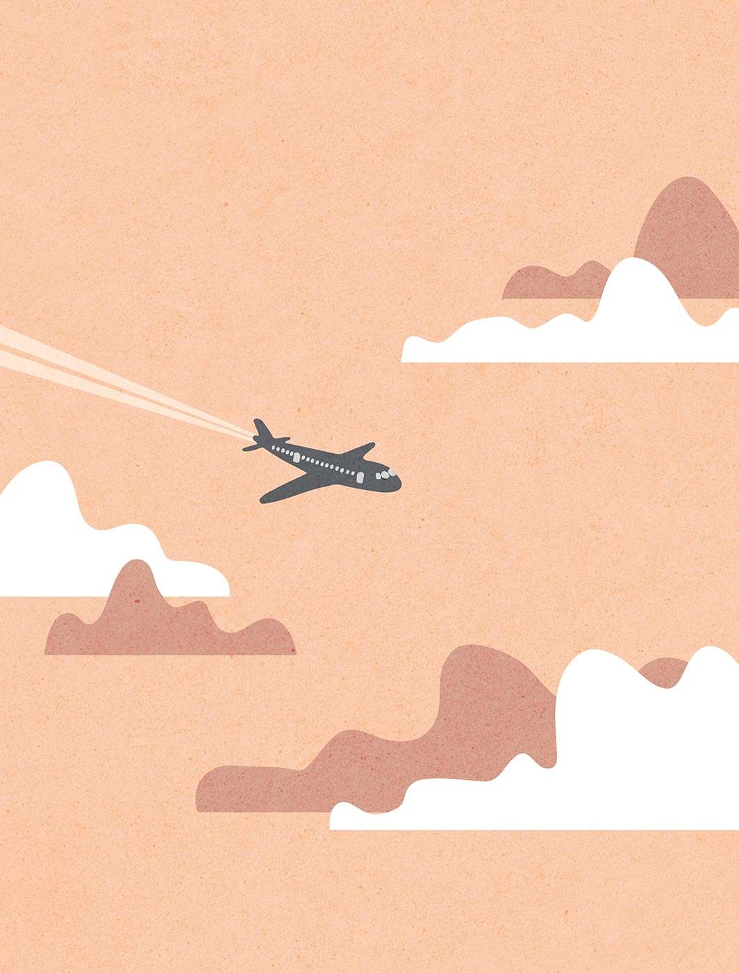 Avion - illustration Margaux Couribaut