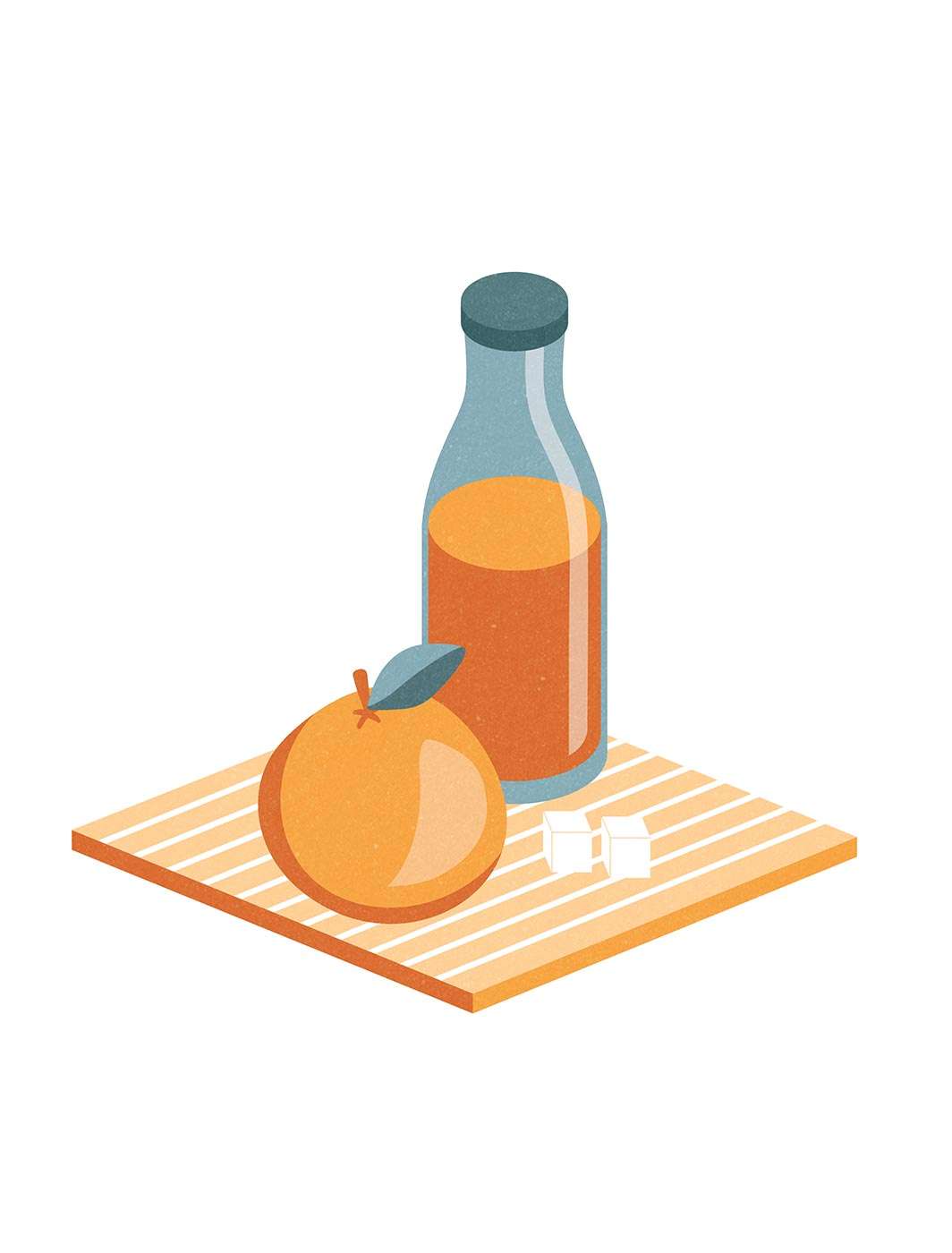 Jus d'orange, illustration