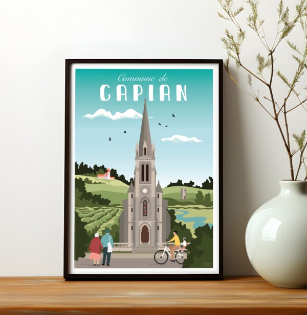 affiche village Capian