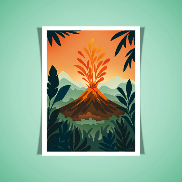 affiche Volcan