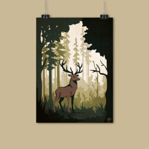 affiche Grand Cerf