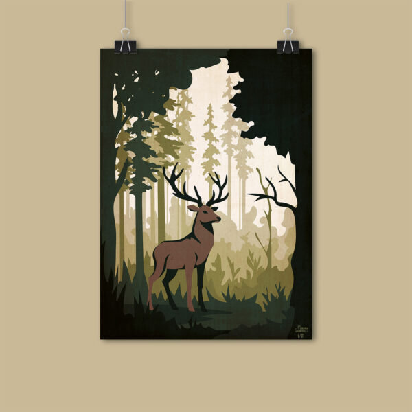 affiche Grand Cerf